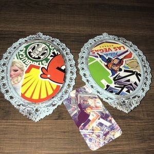 Antique bronze frames